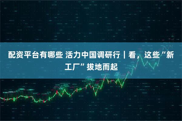 配资平台有哪些 活力中国调研行｜看，这些“新工厂”拔地而起