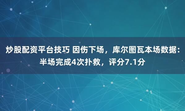 炒股配资平台技巧 因伤下场，库尔图瓦本场数据：半场完成4次扑救，评分7.1分
